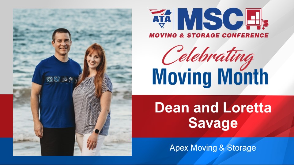 Moving Month: Mover Highlight:  Dean and Loretta Savage – Apex Moving & Storage
